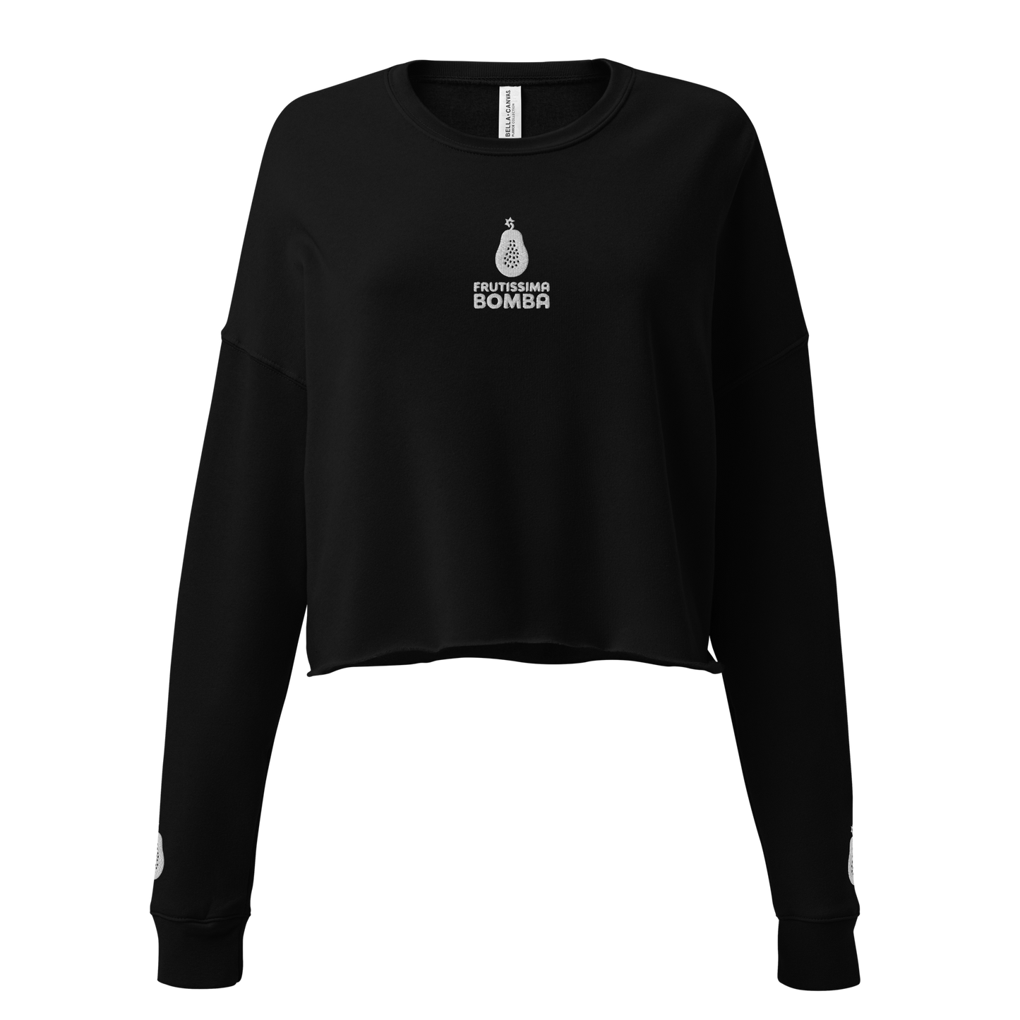 BASIC CROP-SWEATSHIRT